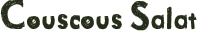 Couscous Salat